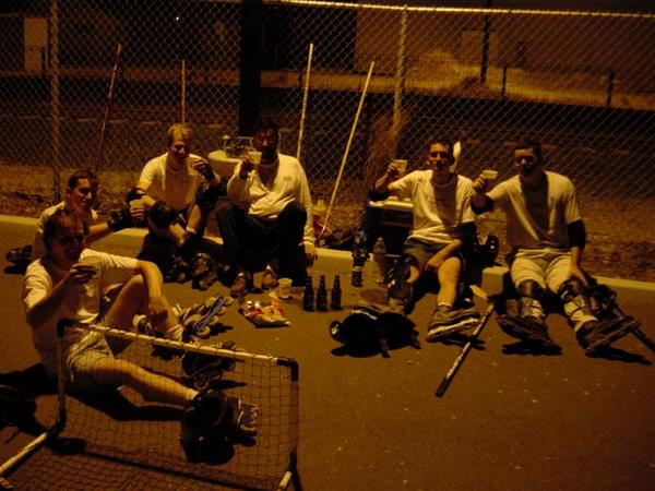 2002-07-09 After Rollerhockey Drink.jpg