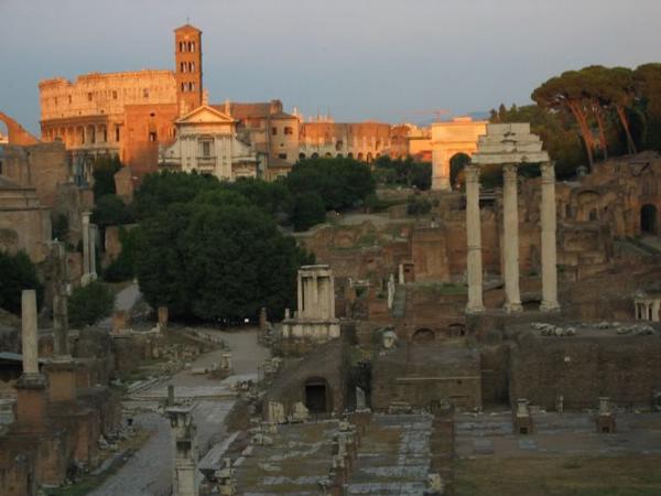 2004-07-16h Roman Forum and Colosseum.JPG