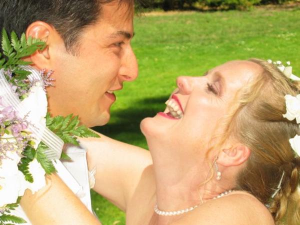 2004-08-07a Just Married.JPG