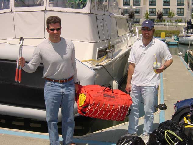 DSC00464 Essential sailing gear 2 (and not used!!) - bolt cutter, life raft, EPIRB