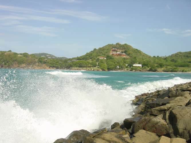 003 North side of the causeway leading to Pigeon Island