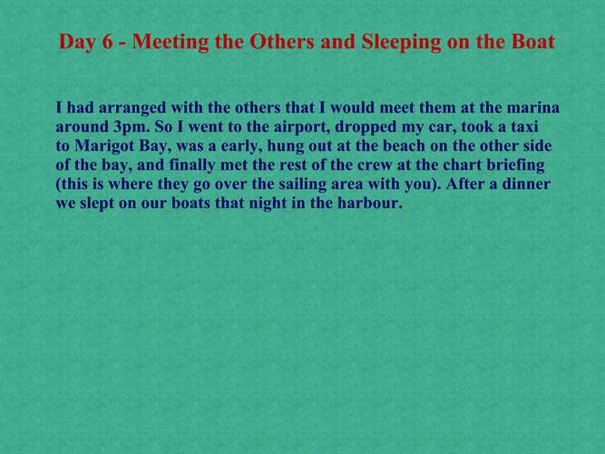 071 Day 6 - Meeting the Others and Sleeping on the Boat