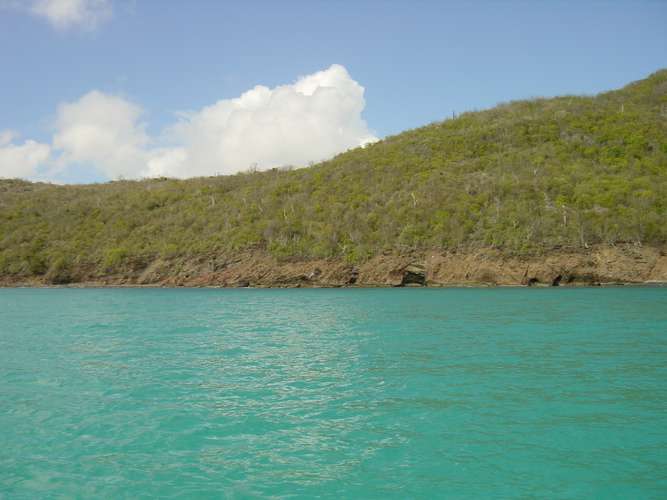 509 Our lunch stop at Isle A Quatre, Lagoon Bay