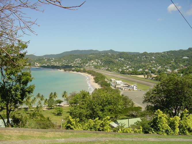 636 A last view - Castries airport