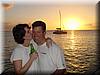 233 Our boat, the sunset, and the skipper couple... pure romance.JPG